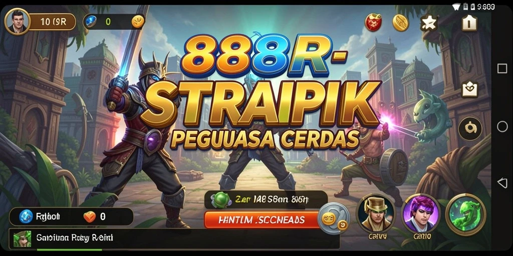 Tampilan gameplay menantang dan dinamis di 888R.