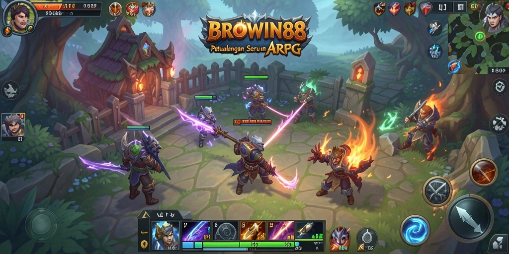 Tampilan utama gameplay BROWIN88 menampilkan aksi seru dan grafik memukau.