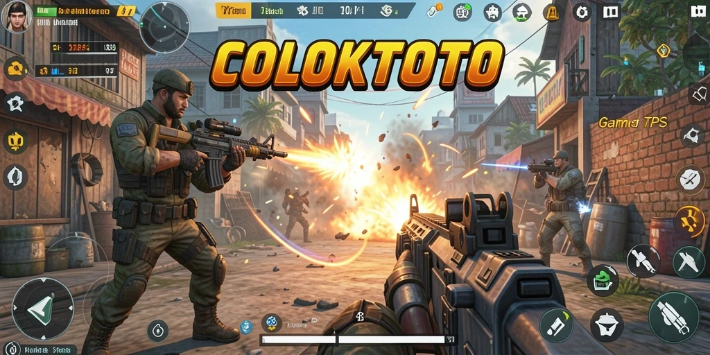 Gameplay COLOKTOTO yang penuh aksi dengan grafis memukau.