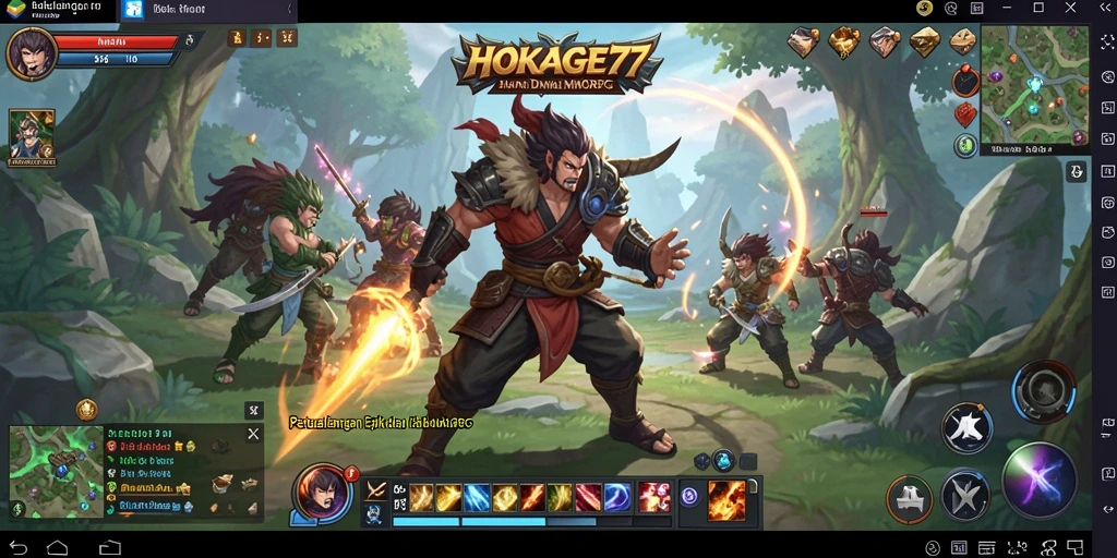 Tampilan gameplay HOKAGE77 yang seru dan penuh aksi.