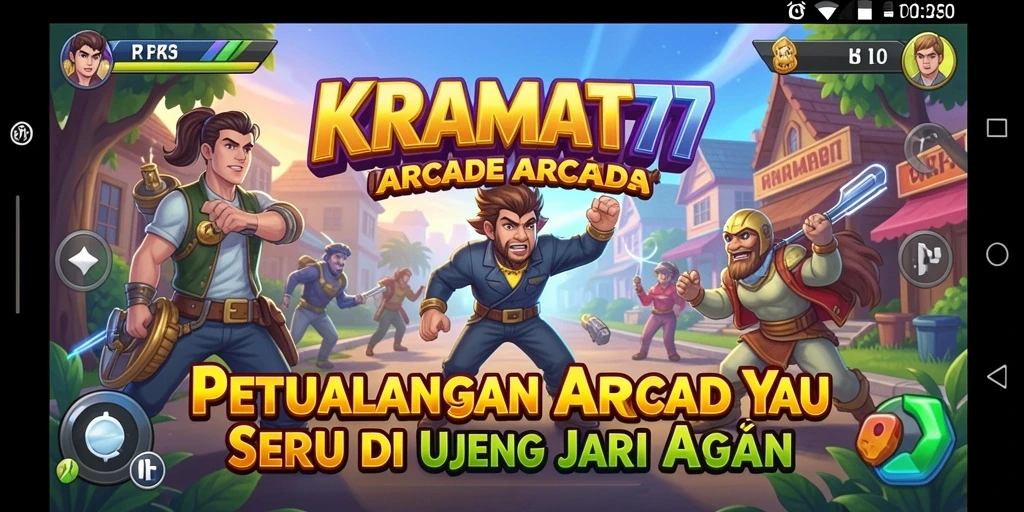 Tampilan gameplay menegangkan dari KRAMAT77 yang penuh aksi.