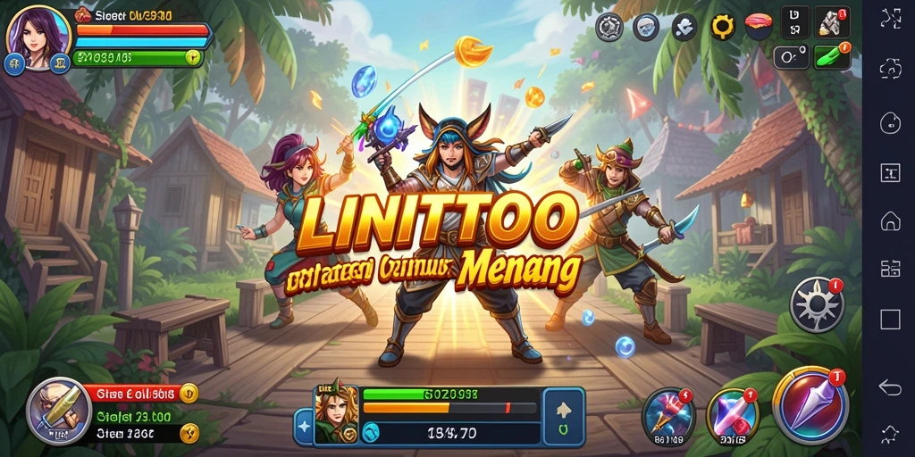 Screenshot gameplay LINITOTO menunjukkan strategi dan taktik yang mendebarkan.