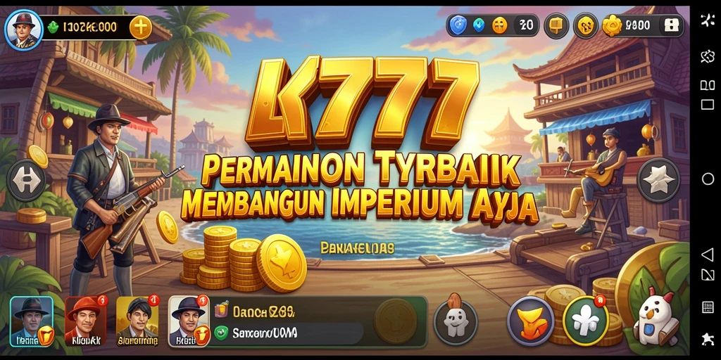 Screenshot menunjukkan momen intens dalam gameplay Tycoon LK777.