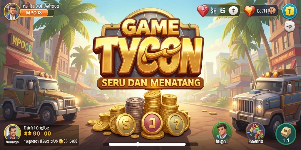 Gameplay MPO08 yang menarik dengan berbagai strategi Tycoon.