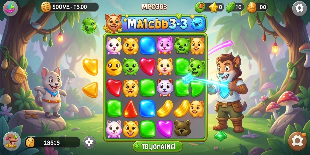 Tampilan gameplay MPO303 dengan grafis menarik dan tantangan seru.